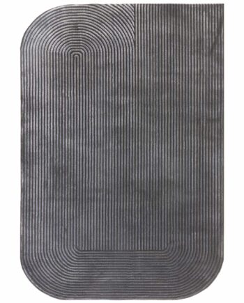Asiatic tappeto Kuza Shape Black Charcoal