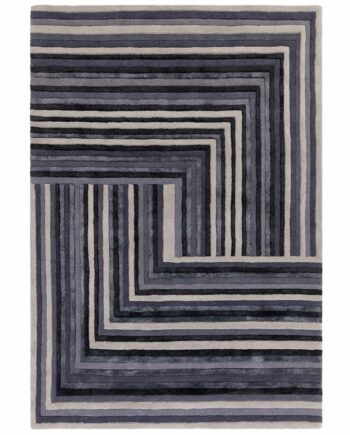 Asiatic tappeto Matrix 81 Network Indigo