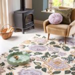 Laura Ashley Wendling Floral Heather Purple 083104 interior C