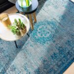 Louis De Poortere 8255 Fading World Medallion Grey Turquoise interior 6 2025