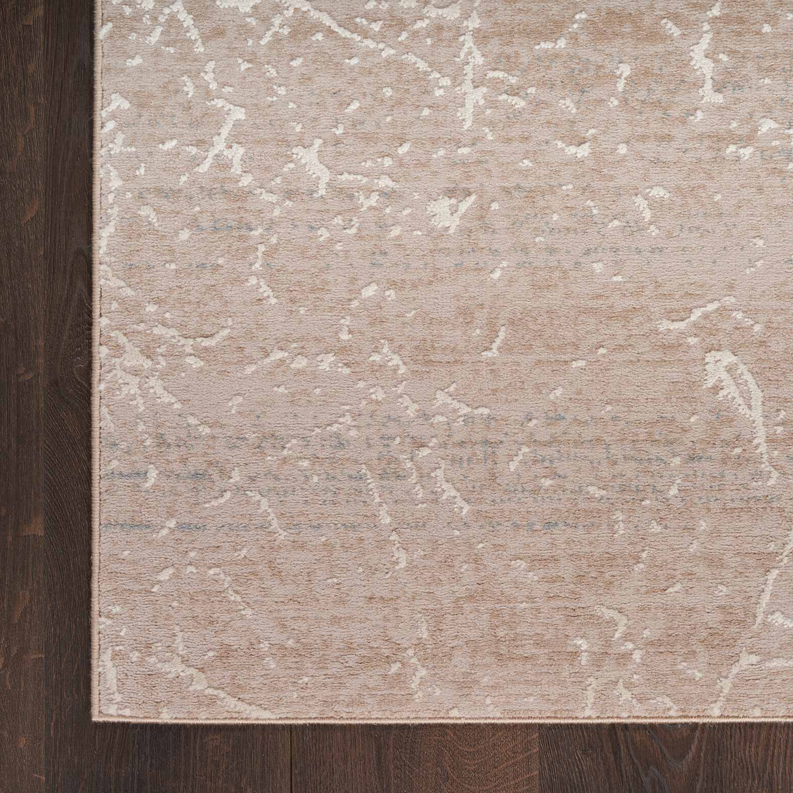 Nourison tappeto Exhale EXL02 MOCIV MOCHA IVORY 5x7 099446954893 corner